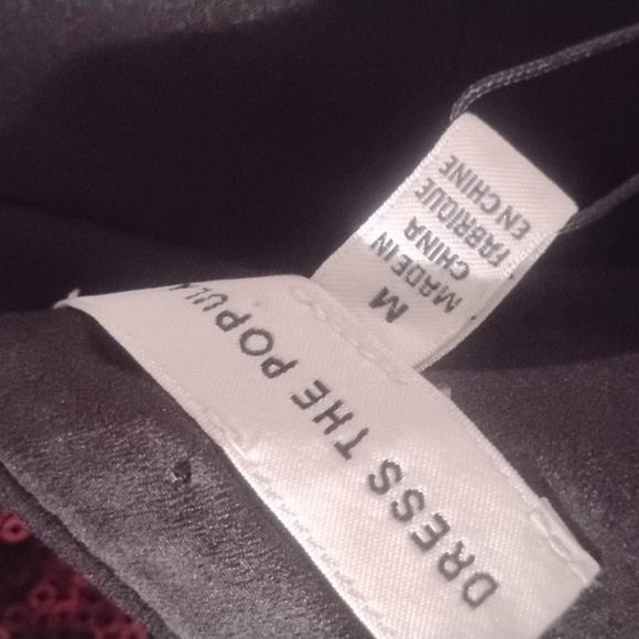 Dress the Population Women's Maren Fit and Flare Midi Dress NWT Sz M - Picture 5 of 7